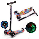 4-Wheel Kick Kids Scooter – Adjustable Height & Flashing Wheels