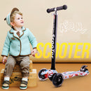 4-Wheel Kick Kids Scooter – Adjustable Height & Flashing Wheels