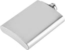 8oz Stainless Steel Hip Flask – Pocket Bottle for Liquor & Whiskey