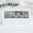 LED Transparent Alarm Clock – Luminous Display with Weather Temp & Humidity Functions