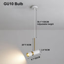 Nordic Pendant Light Chandelier – Modern Adjustable Tube Ceiling Light