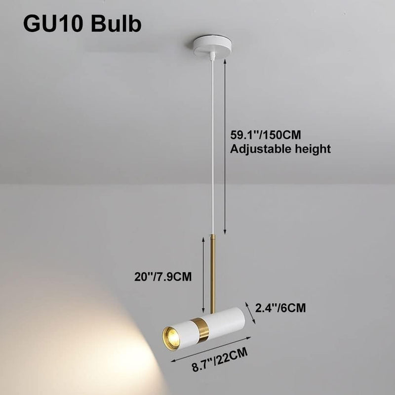 Nordic Pendant Light Chandelier – Modern Adjustable Tube Ceiling Light