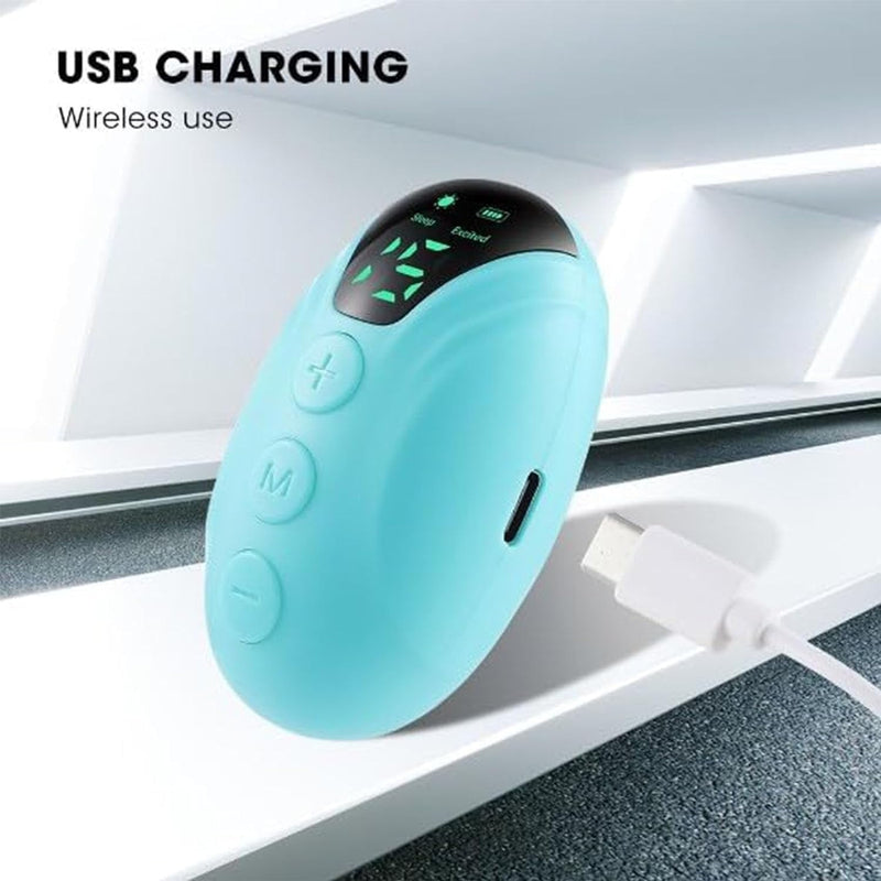 Portable Smart Handheld Sleep Aid – 15-Speed Monitor with Screen Display for Improved Sleep