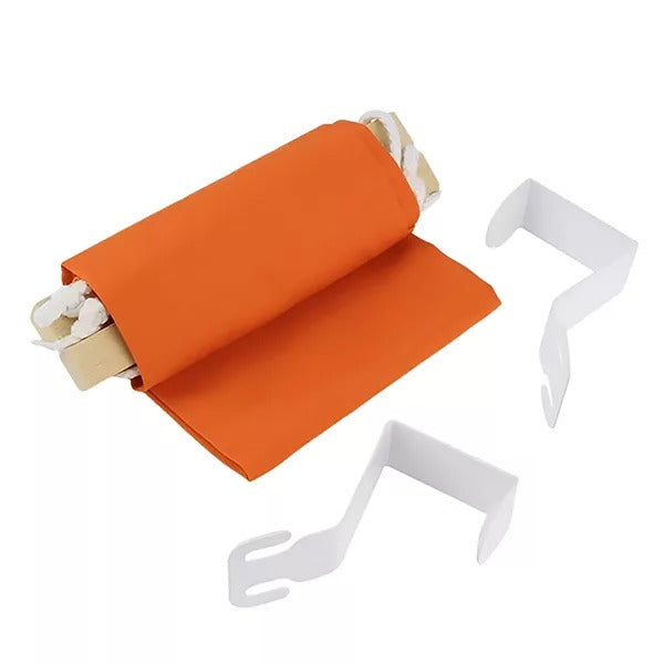 Under Desk Foot Hammock – Adjustable Footrest with Metal Hooks for Office & Home