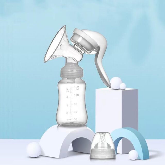 Manual Breast Pump – Lightweight 150ml One-Hand Design for Easy & Comfortable Baby Feeding