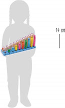 Wooden 10-Column Abacus – Early Learning Math Tool for Addition & Subtraction