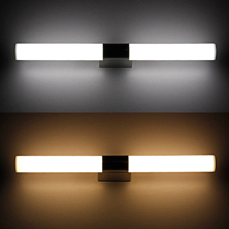 Modern LED Bathroom Light – Waterproof Contemporary Cylinder Vanity Light 12 Watts
