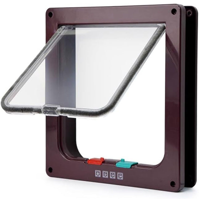 Weatherproof Pet Door – Wall-Mounted Cat & Dog Flap Easy to Install