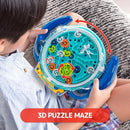 3D Gear Maze Ball Puzzle – Educational Handheld Balance & Concentration Toy for Kids