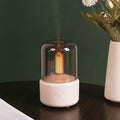 Aromatherapy Candlelight Diffuser – Electric Mist Humidifier with Ambient Light
