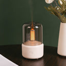 Aromatherapy Candlelight Diffuser – Electric Mist Humidifier with Ambient Light