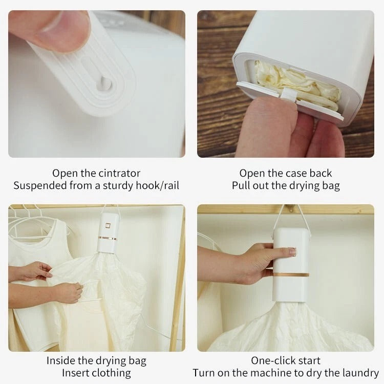 Compact Foldable Clothes Dryer – Portable Electric Quick Dry Machine