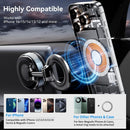Magnetic Car Phone Holder – Foldable 360° Rotating Car Phone Mount