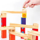 Wooden Marble Run Game –  Educational Marble Construction Toy for Kids