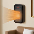 Portable Electric Heater 500W – Plug in Mini Space Heater with Thermostat