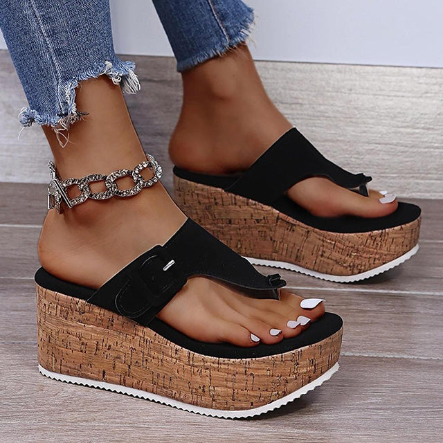 Women's Dressy Casual Sandals – Orthopedic Comfy Block Heel Peep Toe Anti-Slip