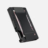 Minimalist Metal Wallet with Money Clip - Forged Carbon RFID Card Holder