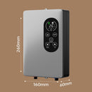 Electric Shower Set 5500W – Tankless Instant Hot Water Heater with Hose Shower Head Inlet Pipe and Thermostatic Valve