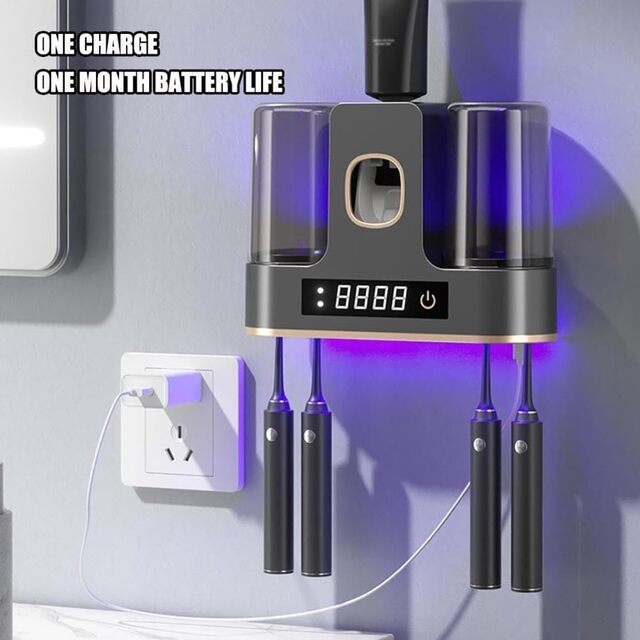 Smart Toothbrush Holder – Automatic Toothpaste Dispenser and Steriliser