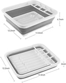 Collapsible Dish Drying Rack – Foldable Portable & Space-Saving Drainer