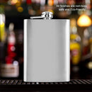 8oz Stainless Steel Hip Flask – Pocket Bottle for Liquor & Whiskey