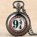 Harry Potter Vintage Platform 9¾ Quartz Pocket Watch – Kings Cross London Theme