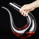 Crystal Wine Carafe – Hand-Blown Glass Decanter with Wide Base Wine Aerator & Breather