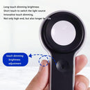 Professional Magnifying Glass – LED Rechargeable 60x Magnifier Lens
