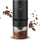 Portable Electric Burr Coffee Grinder – USB Rechargeable Ceramic Blade Adjustable Settings
