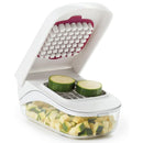 Quick Push Vegetable Chopper – Dicer & Cutter for Fruit & Veg