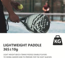 Carbon Fibre Paddle Tennis Racket – Pro Padel with Cover Bag