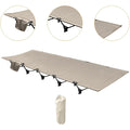 Portable Folding Camping Bed – Lightweight Travel Bed for Adults & Kids – Black