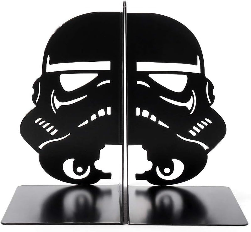 Creative Heavy-Duty Bookends – Non-Slip Metal Decorative Book Holders for Shelves