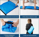 Inflatable Sun Lounger Air Sofa – Portable Couch with Headrest & Carry Bag