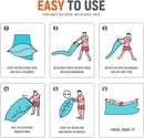 Inflatable Sun Lounger Air Sofa – Portable Couch with Headrest & Carry Bag
