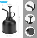 Stainless Steel Plant Sprayer –300ml Manual Pressure Watering Can Mist Bottle