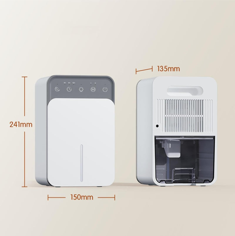 Compact Household Dehumidifier – Quiet with Multi-Color Atmosphere Light