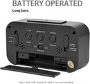 Cute Digital Alarm Clock – LCD Display with Temperature Nightlight & Snooze Perfect for Bedside Table