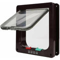 Weatherproof Pet Door – Wall-Mounted Cat & Dog Flap Easy to Install