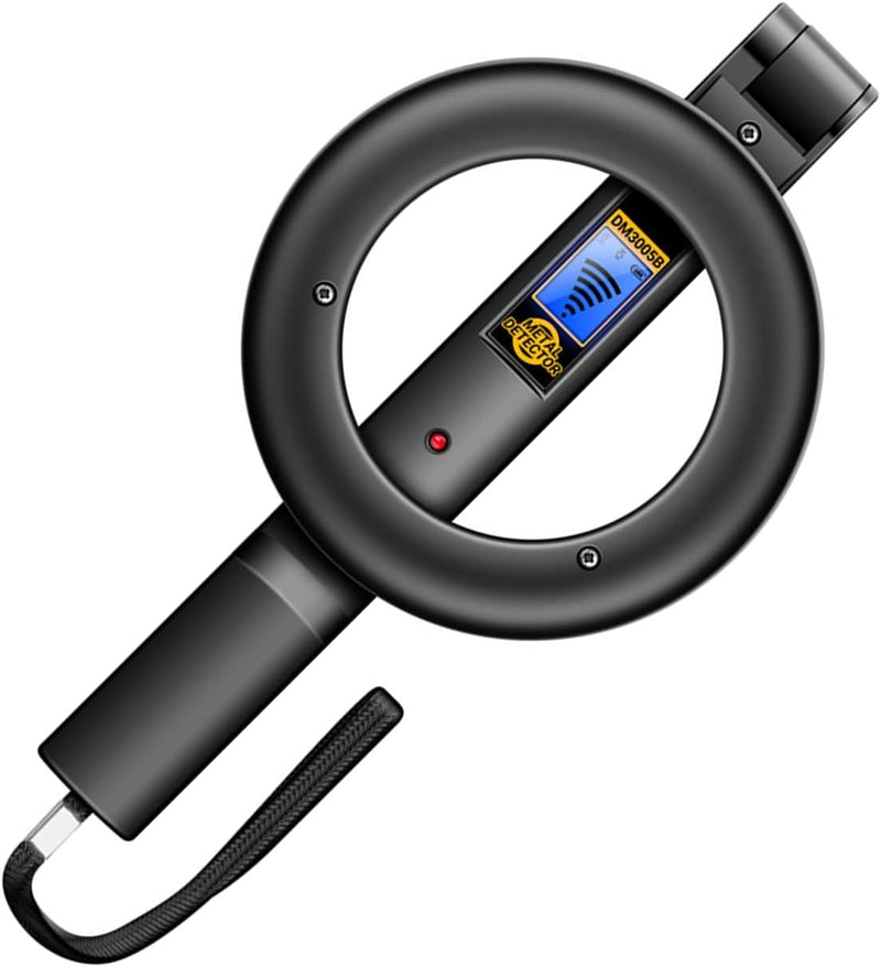 Portable Handheld Metal Detector – High-Sensitivity Security Scanner with LCD & Vibration Alerts