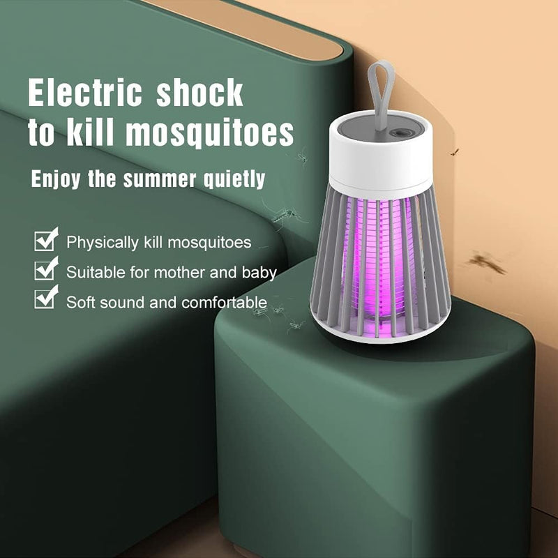 Rechargeable UV Mosquito Zapper - Portable Fly Repellent for Indoor & Outdoor Use