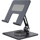 Universal 360° Phone Stand – Aluminum Alloy Desktop Holder with Charging Access & Anti-Slip Base