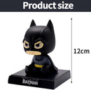 Batman Bobblehead Figure with Phone Holder – 12cm Desk & Car Ornament