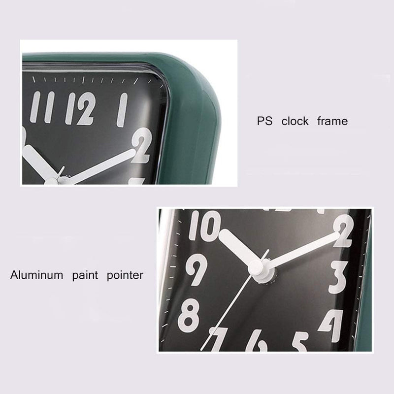 Waterproof Shower Clock – Silent Wall Clock with Suction Cup for Bathroom & Kitchen