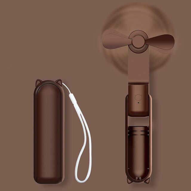 3-In-1 Rechargeable Portable Fan with Powerbank - Desk Outdoor and Indoor Use
