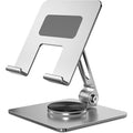 Universal 360° Phone Stand – Aluminum Alloy Desktop Holder with Charging Access & Anti-Slip Base