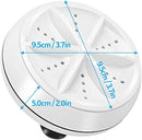 2-in-1 Portable USB Washing Machine – Mini Travel Turbine Washer for Clothes & Small Items