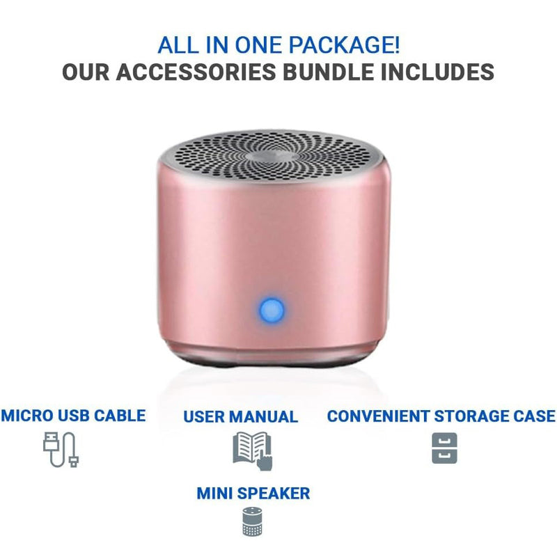 Waterproof Bluetooth Speaker – 12H Playtime IP67 Mini 3W Travel Speaker