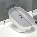 Self-Draining Soap Holder Set Of 2 – Bar Soap Dish with Suction Cups for Sink Kitchen & Bathtub