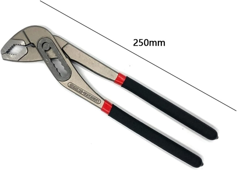Adjustable Water Pump Pliers 12 Inch – Tongue & Groove Nickel-Plated with Non-Slip Handle